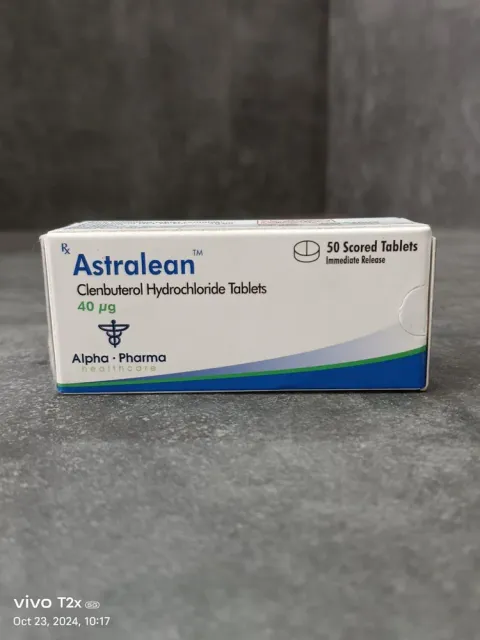Alpha Pharma Clenbuterol (Clenbuterol HCL) 40mcg