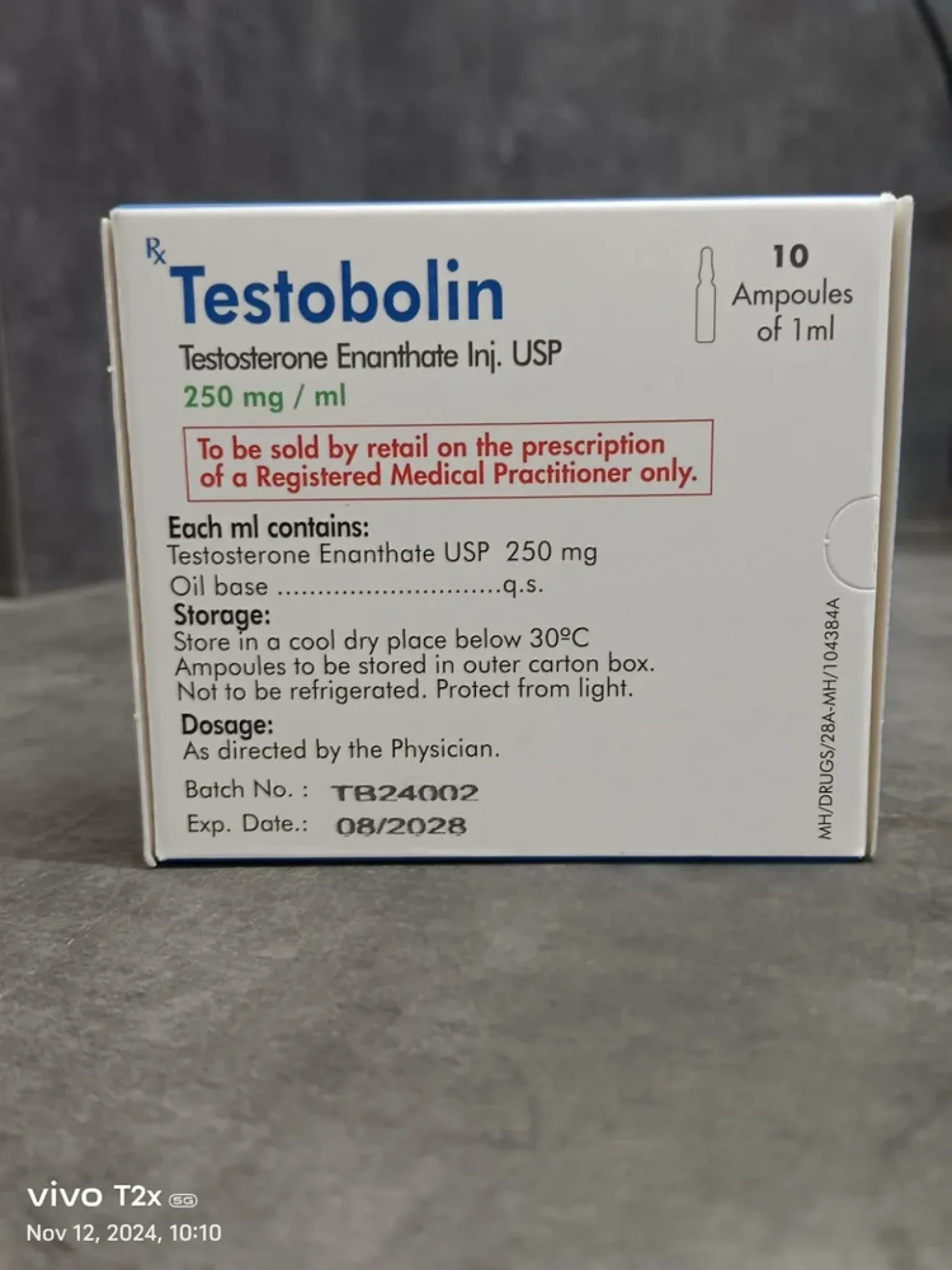 Alpha Pharma Testosterone Enanthate 250mg - photo 6