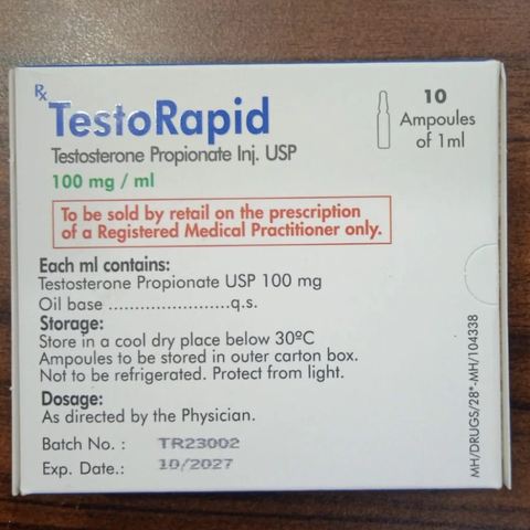 Alpha Pharma Testosterone Propionate 100mg