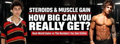 how much muscle can you build on steroids - realistic first cycle gains