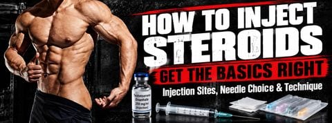how to inject steroids - injection sites, technique and volume limits