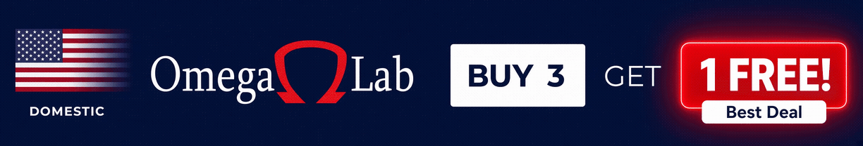 Omega Labs offer banner