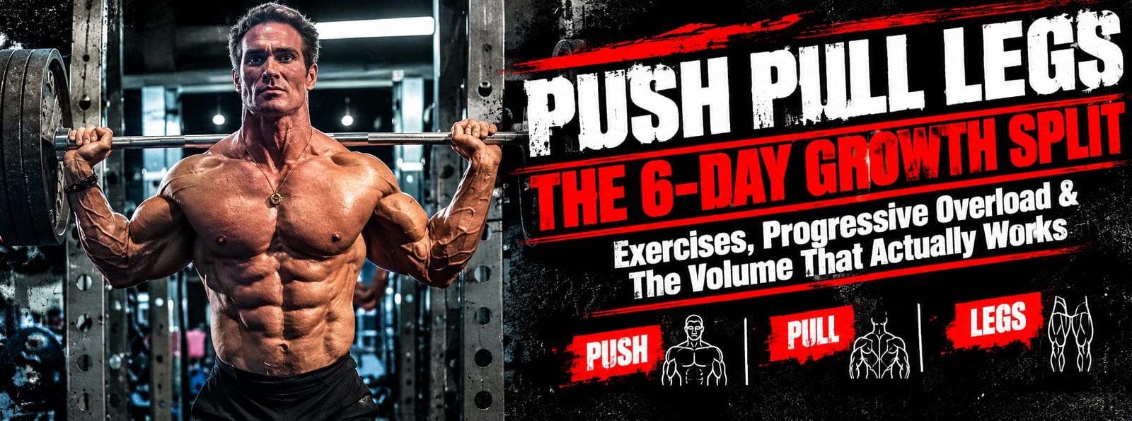 push pull legs training template